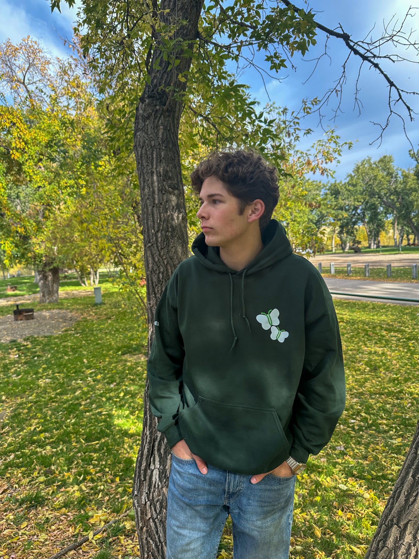 Go Green CP Awareness Hoodie